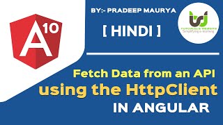 Fetch Data from an API using the HttpClient in Angular | Angular 10 Tutorials in Hindi | Part-42 screenshot 5