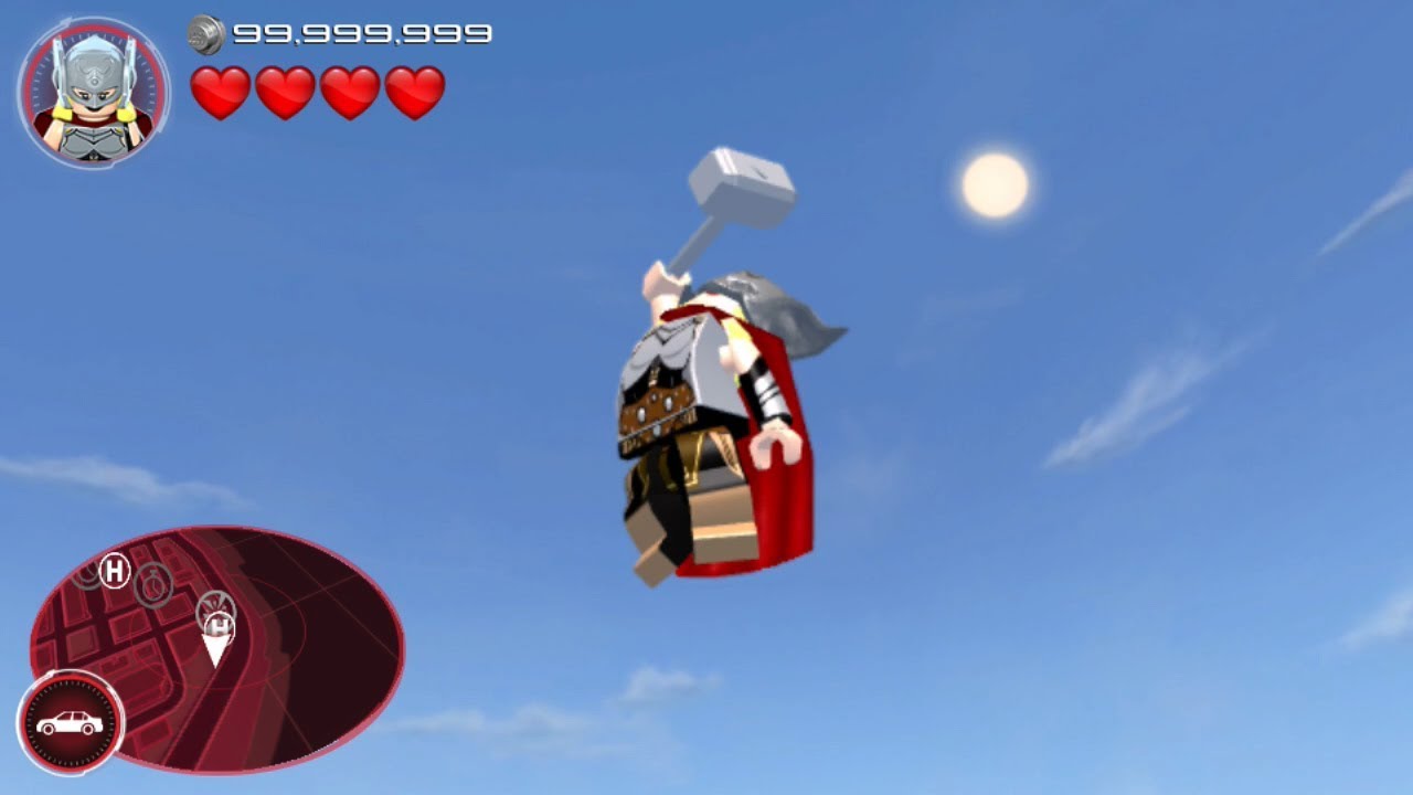 Lego Marvel’s Avengers (PS Vita/3DS/Mobile) Thor (Jane Foster) Unlock + Free Roam Gameplay