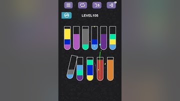 Water Sort Puzzle level 105 #games#gameandroid