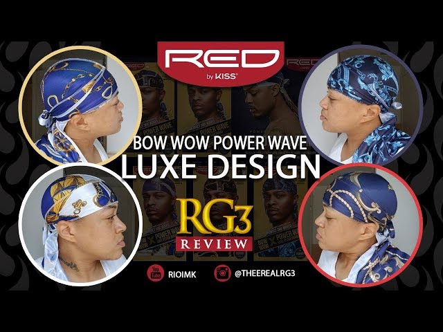 Red by Kiss Bow Wow Power Wave Luxe Design Durag