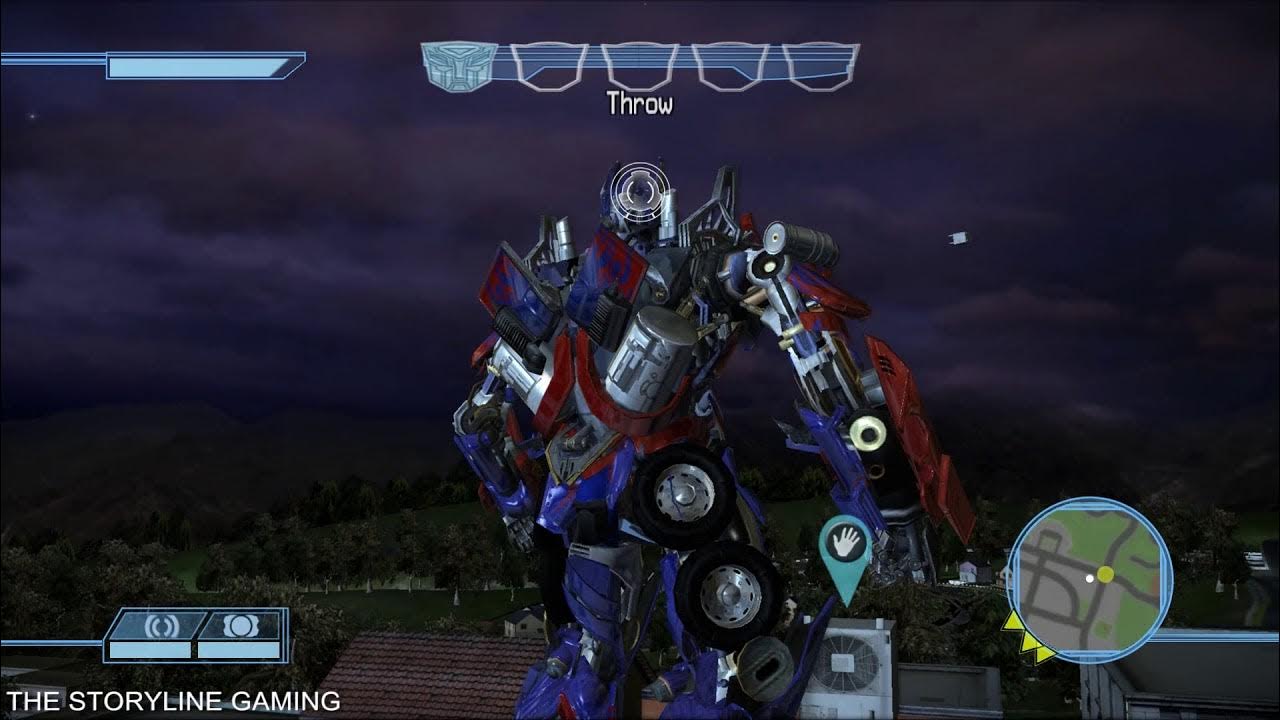 Transformers The Game "Optimus Prime" Free Roam Gameplay YouTube