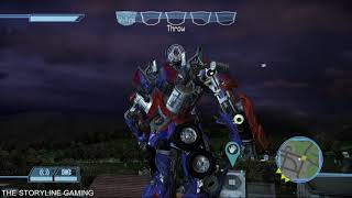 Transformers: The Game - "Optimus Prime" Free Roam Gameplay