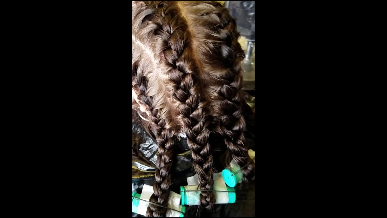 Beach Wave Perm With Braids Youtube