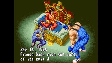 Fatal Fury 3 - Franco Bash 13 Ending