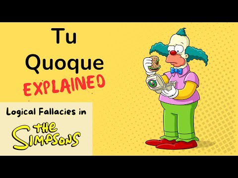 Tu Quoque Explained with "The Simpsons" | Logical Fallacies in TV Shows