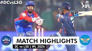 DC vs LSG 64th Match IPL 2024 Highlights | IPL Highlights 2024 | DC vs LSG 2024 highlights