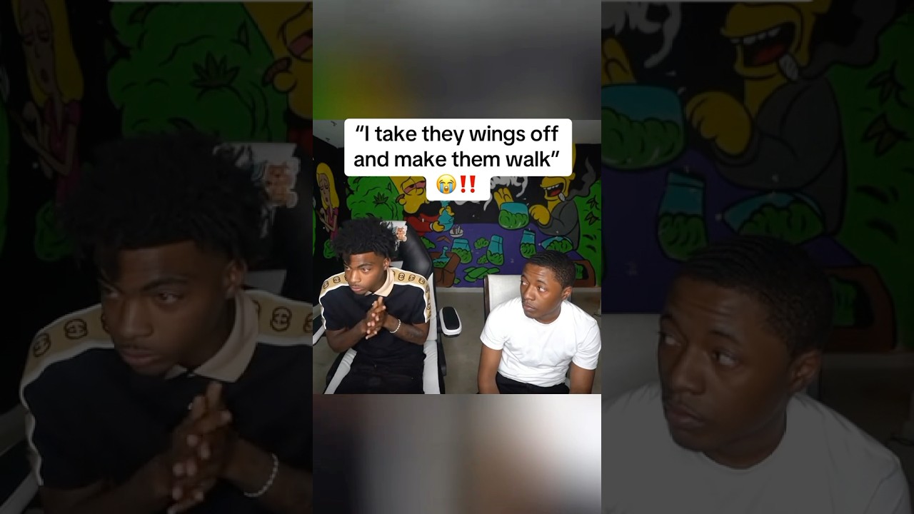 “I take they wings off and make them walk” 😭‼️ 