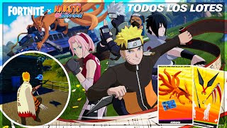 7.000 PAVOS POR TODOS LOS COSMÉTICOS DE NARUTO, SASUKE, KAKASHI, SAKURA Y KURAMA - FORTNITE