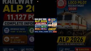 Railway RRB ALP 2026 #vacancy #job #railway #exampreparation #job2026#exam #amitraghavstudyclasses
