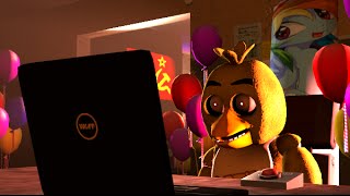 [SFM] Chica Reacts To: Five Nights at Freddy's 2 Trailer (Outtakes)
