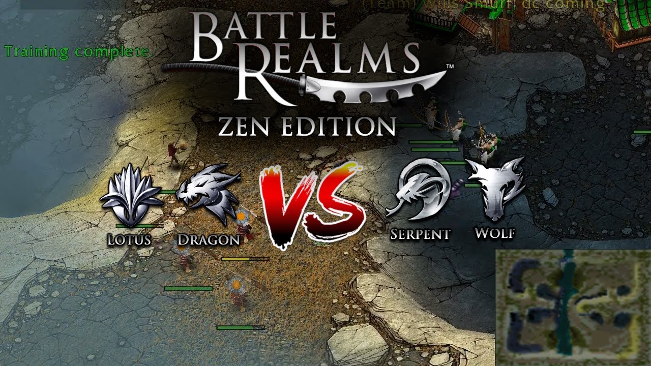 Battle Realms ZE v1.58.1 | 2vs2 | Wills & Failing vs Error & Teddy Curve