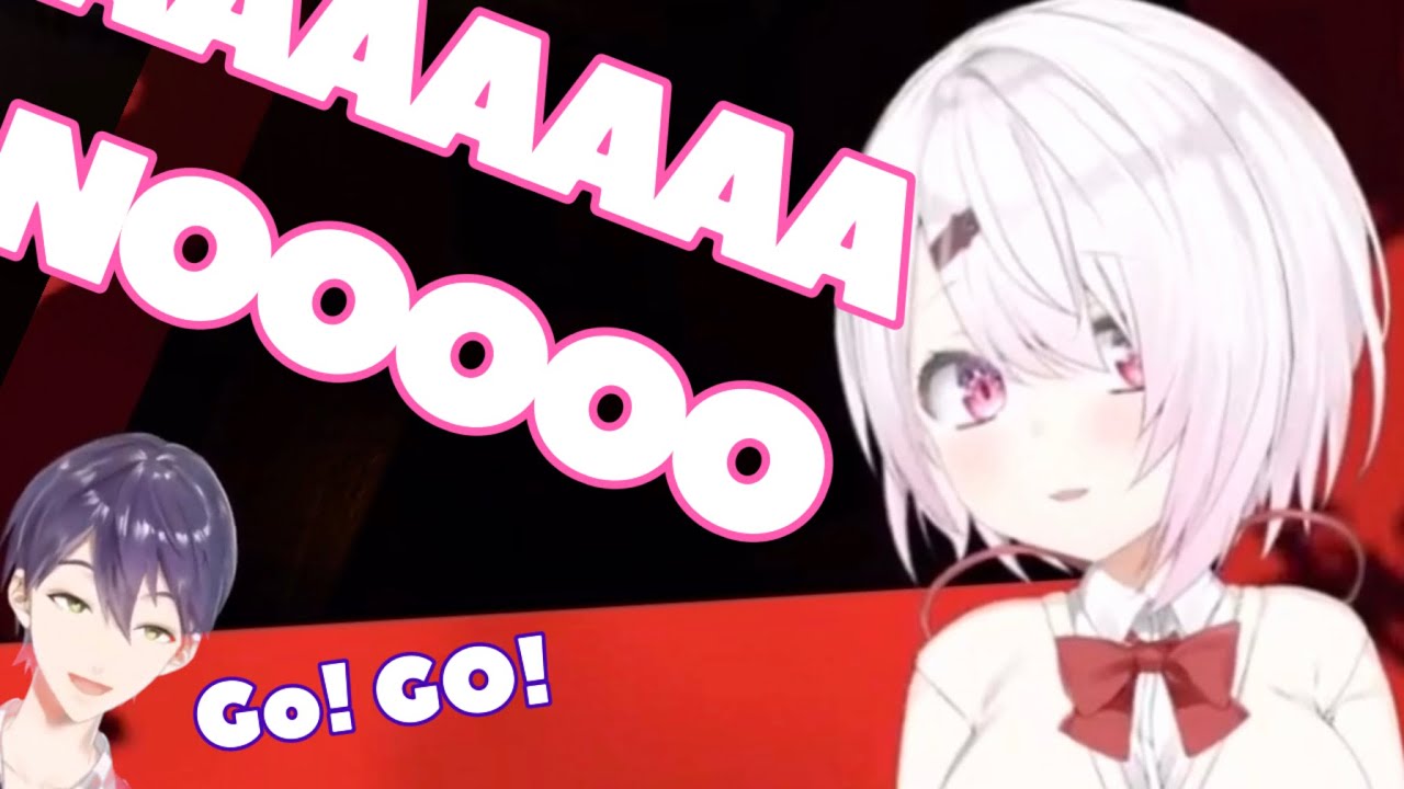 [Eng Subs] Shiina Yuika's very intense horror game play (with Kenmochi Touya) [Nijisanji]