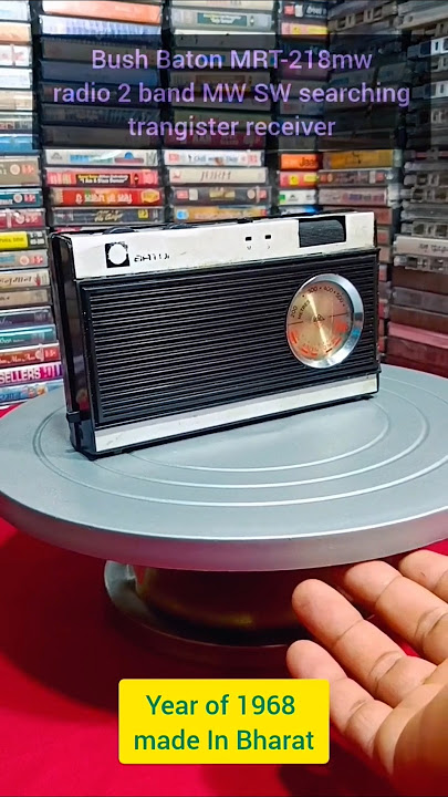 rare famous 2 Band receiver Bush  Baton MRT-218AM model old transistor radio#viral #vintage