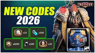 TACTICUS CODES - WARHAMMER 40000 CODES 2026  - WARHAMMER 40K TACTICUS CODES