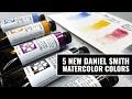 Review of the 5 new magical daniel smith watercolors just released