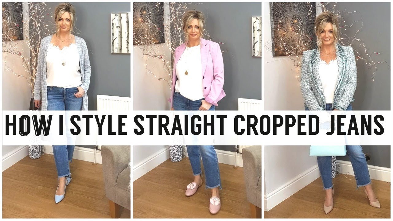 How I Style Straight Cropped Jeans