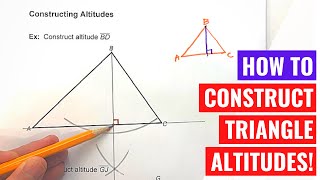 Constructing Altitudes of Triangle