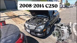 How to replace alternator on Mercedes-Benz C250 