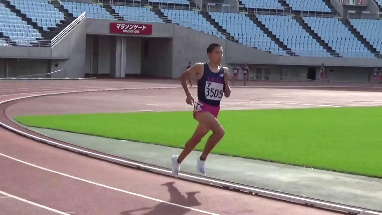 大阪陸協記録会 男子3000m 1組 洛南高校