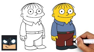 how draw ralph wiggum simpsons