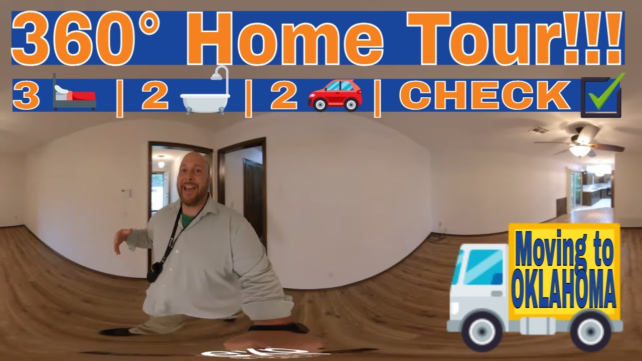 Watonga Oklahoma 360° Home TOUR 🏘️ Moving to and Living in Oklahoma