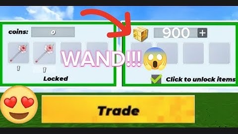 Proof(14)How To Get Rich Trade System Selling 2Wand For Gcubes900+S2SET+NewSword Skyblock-Blockmango