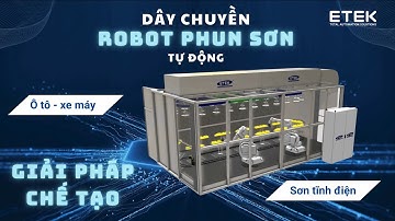 Dây chuyền Robot phun sơn tự động linh kiện phụ tùng ô tô, xe máy