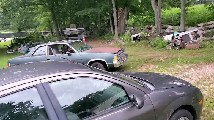 Richard messing around in the 1981 Malibu