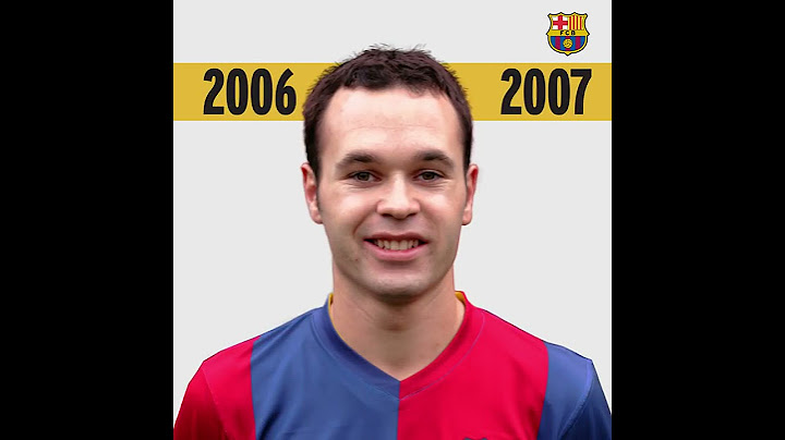 Andrés Iniesta 2002-2017