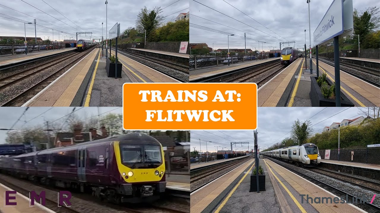 Trains at Flitwick (20/04/23) YouTube
