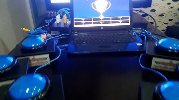 Wired lockout buzzers using game show presenter gold