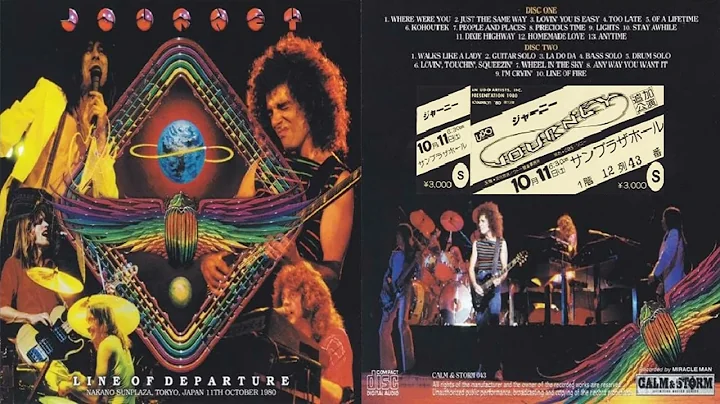 Journey ~ Live in Tokyo, Japan October 13, 1980 Steve Perry [Audio] Departure Tour