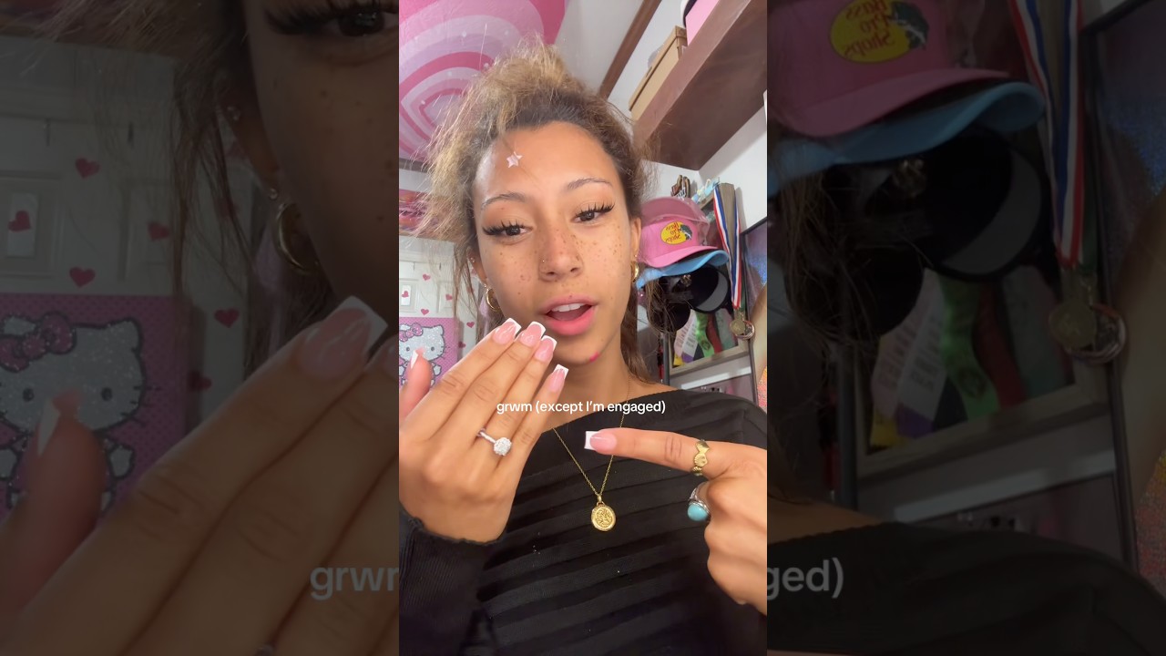 still in shock #foryou #engagement #fiance #viral #fyp #blowup # #grwm #picturetaking