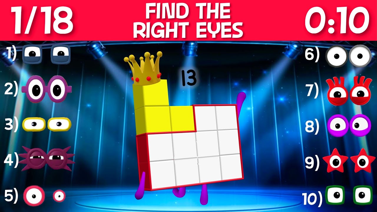Test Your IQ | Guess The Numberblocks Challenge