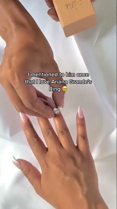 Ariana Grande's Ring Affordable Version!