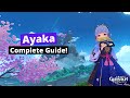 Kamisato Ayaka F2P Basic Build/Guide! [Genshin Impact]