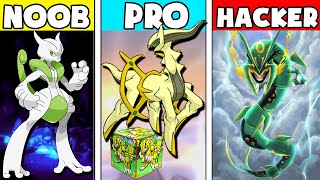 MINI GAME : NOOB Vs PRO Vs HACKER SHINY POKEMON LUCKY BLOCK ** POKEMON ĐỘT BIẾN VIP NHẤT ??