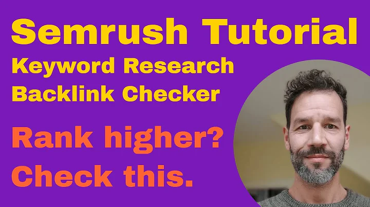 Tutorial di ricerca delle parole chiave con Semrush Â· Il miglior strumento di controllo dei backlink Semrush