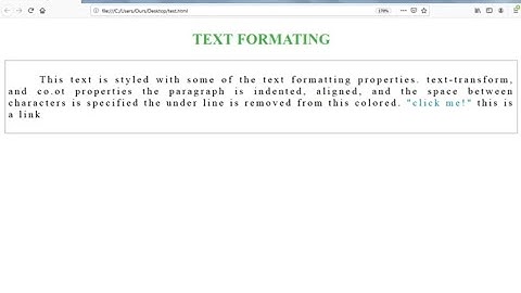 css Text formatting lesson:13(part-1)