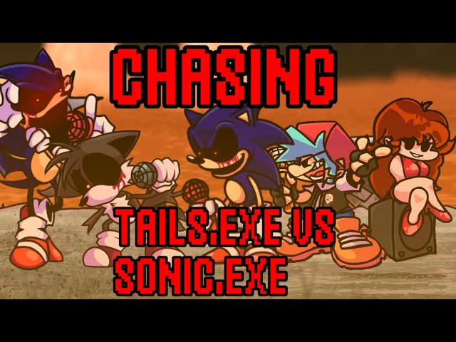 FNF, Tails Vs Sonic - New Chasing, Vs Tails.Exe V2, Mods/Hard/Gameplay