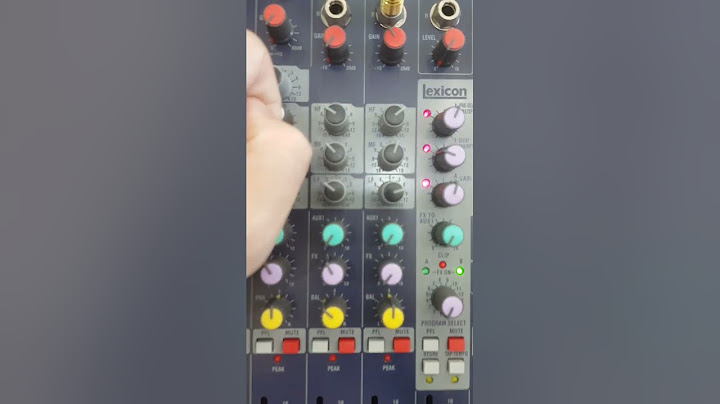 Hướng dẫn sử dụng soundcraft efx8