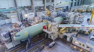 Airbus A330neo - final assembly line in Toulouse, France (June 2023)