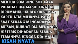 Download Lagu MERTUA YANG MASIH NUMPANG TEMPAT TINGGAL BERLAGAK SOMBONG - KUBLOKIR SEMUA ATMNYA SAAT DIA ARISAN.. MP3