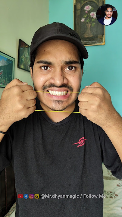 Finger   Rubber band Magic Trick 😱 || Tutorial 💯😲 #shorts #trend