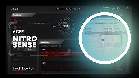 Acer NitroSense Installation Full Process. Tech Doctor