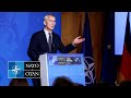 NATO Secretary General remarks at the first NATO Annual Cyber Defence Conference, 09 NOV 2023