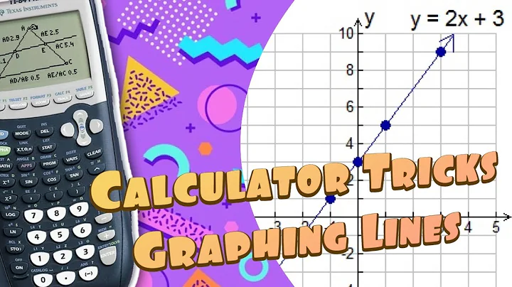 Calculator Tricks: Graphing Lines on a Coordinate Plane using a TI-84 Plus