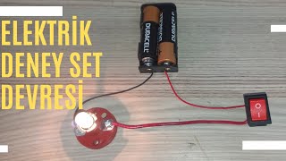 How to make a simple electrical circuit. What are circuit elements?