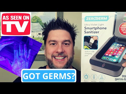 Zerogerm Review As Seen On Tv Cell Phone Sanitizer Zero Germ