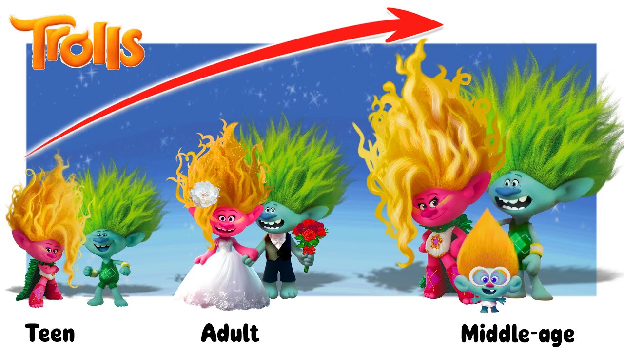 Trolls Growing Up Compilation
